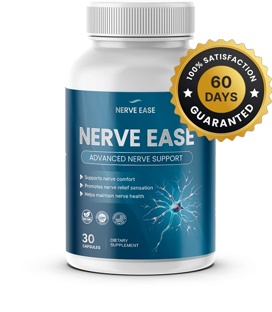 Nerve Ease bottle with satisfaction guarantee seal